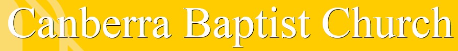 Canberra Baptist Church Kingston