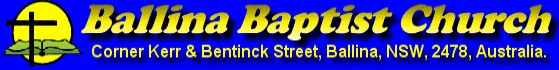 Ballina Baptist Church Ballina