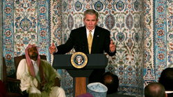 Bush revives 'Islam is peace' message with fresh focus on post-9/11 mosque visit Church Find