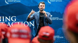 Charlie Kirk continues to inspire Republicans as party rallies for midterm battle: 'Have courage' Church Find