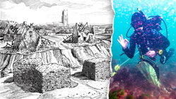 First-ever images reveal mysterious remains of town swallowed by sea 700 years ago Church Find
