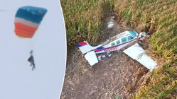 Skydivers watch plane vanish from sight, make split-second decision to jump Church Find