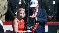 Trump posthumously awards Medal of Freedom to 9/11's 'man in red bandana' Church Find