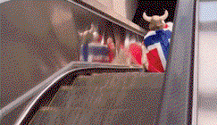 Viking madness grips Boston escalator as Norway fans march toward World Cup match Church Find